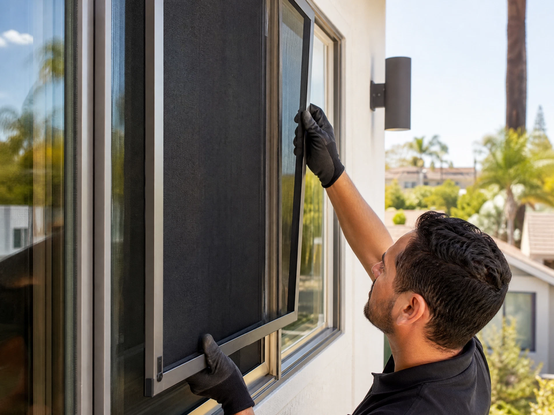 Window Screen Replacement. example