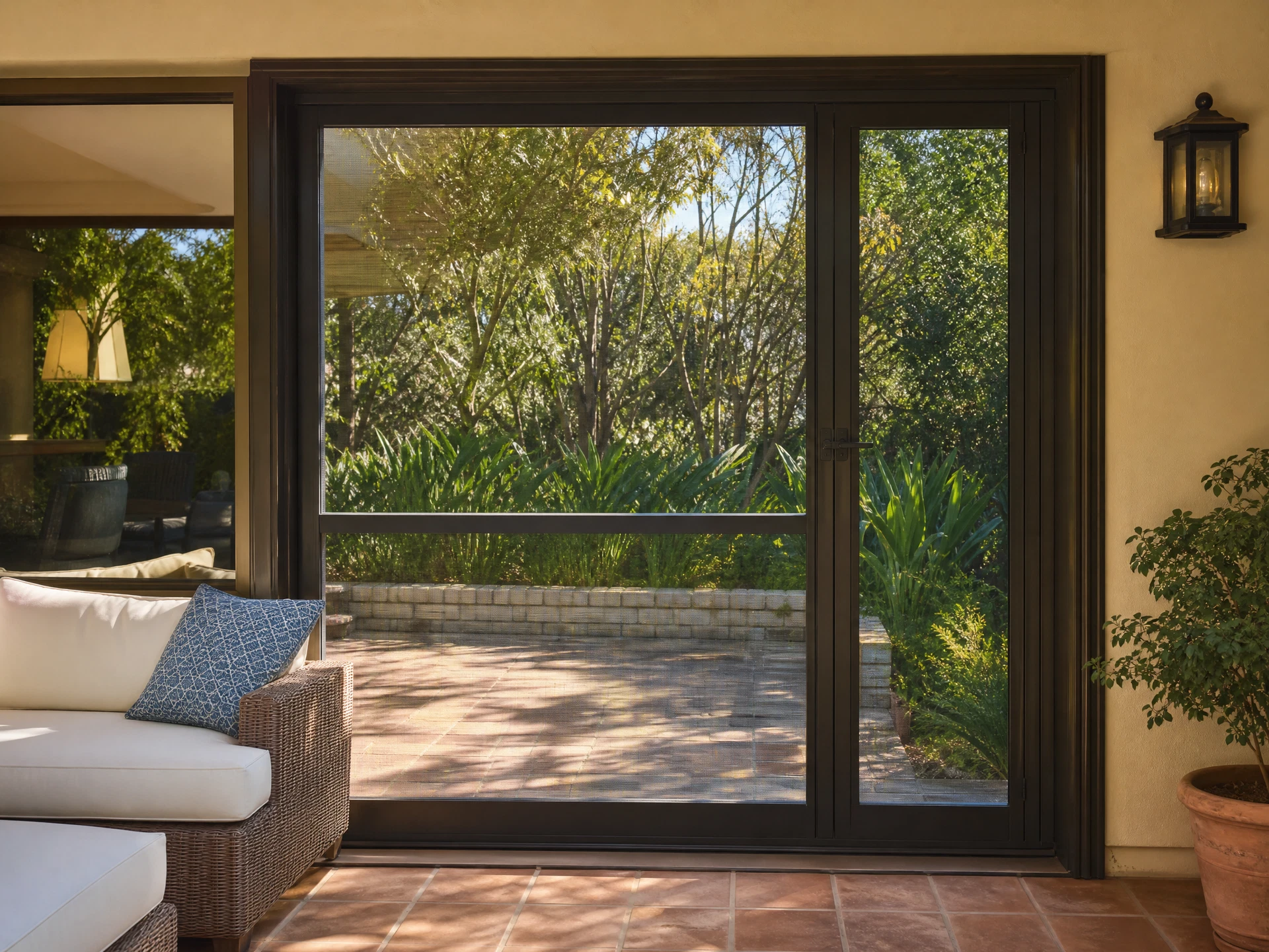 Screen Door Installation. example